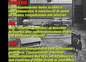 28 GENNAIO 2011: SCIOPERO GENERALE DELLA SCUOLA E DELLA UNIVERSITA’