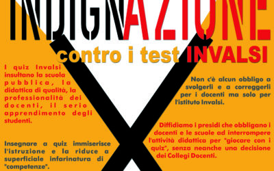10|13 Maggio: giorni dell’INDIGNAZIONE  Contro i test invalsi!
