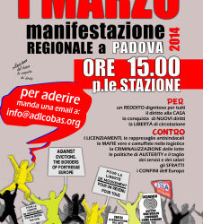 1° marzo in piazza a Padova