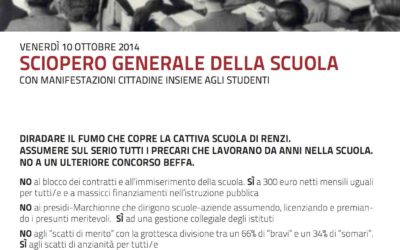 SCIOPERO DELLA SCUOLA