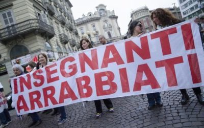 SCIOPERO SCRUTINI. BOMBING MEDIATICO di Renzi.  PRECETTAZIONE.