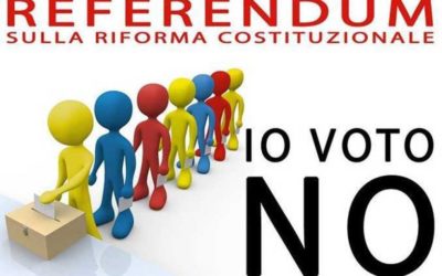 VOTARE NO AL REFERENDUM  PER IMPEDIRE L’ULTERIORE DISTRUZIONE DELLA COSTITUZIONE