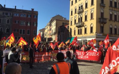 Lo sciopero del 10 nov a Venezia e Padova