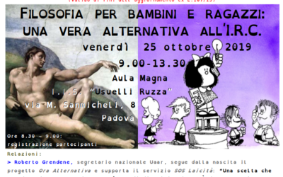 FILOSOFIA PER BAMBINI E RAGAZZI: UNA VERA ALTERNATIVA ALL’I.R.C.