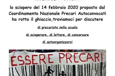 28 Febbraio 2020 Assemblea Precari