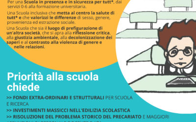 LA SCUOLA IN PIAZZA, il 25 a Padova, il 26 a Roma