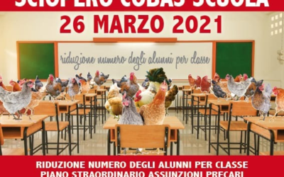 26 MARZO SCIOPERO NAZIONALE DELLA SCUOLA e manifestazioni assieme a PAS e al Coordinamento Nazionale Precari della Scuola