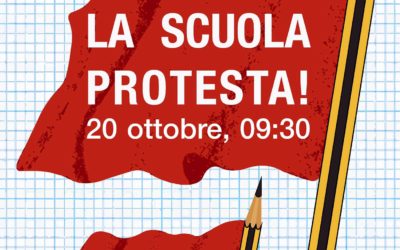 20 ottobre A MILANO la scuola in piazza  di ADL cobas Lombardia*