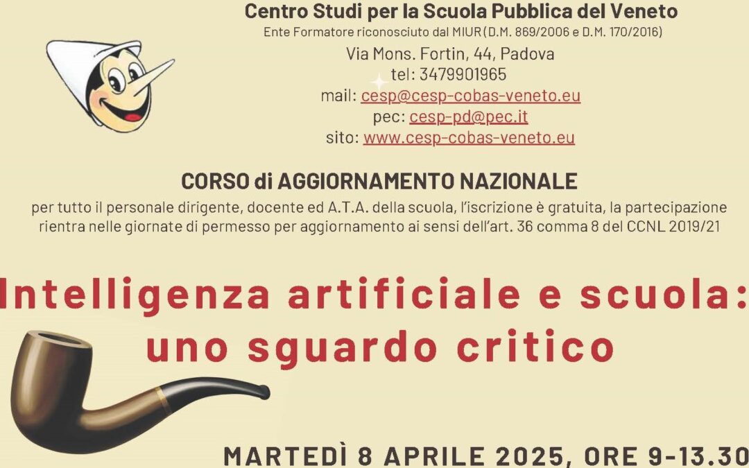 CESP 8 aprile 2025: RESTITUZIONE DEGLI INTERVENTI E DEL DIBATTITO