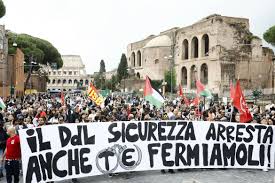 NO AL DECRETO SICUREZZA  a Roma il 31 maggio (manifestazione nazionale, P. Vittorio ore 14)
