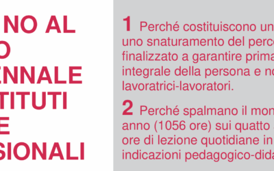 DICIAMO NO AL MODELLO QUADRIENNALE NEGLI ISTITUTI TECNICI E PROFESSIONALI  Da Cobas Scuola Bologna