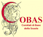 APERTURA DELLE ATTIVITA’ SCOLASTICHE E SINDACALI  di Cobas della Scuola