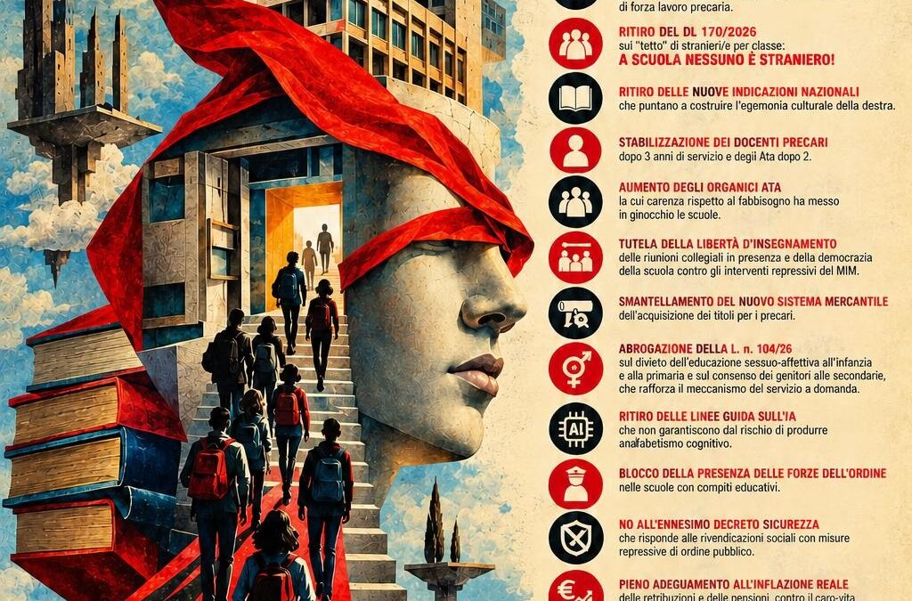 30 ottobre LA SCUOLA in sciopero MANIFESTA in piazza con gli STUDENTI  di cobas scuola del Veneto