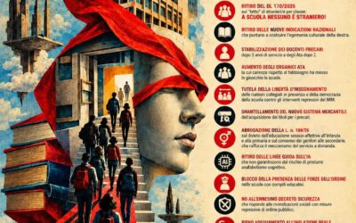 30 ottobre LA SCUOLA in sciopero MANIFESTA in piazza con gli STUDENTI di cobas scuola del Veneto