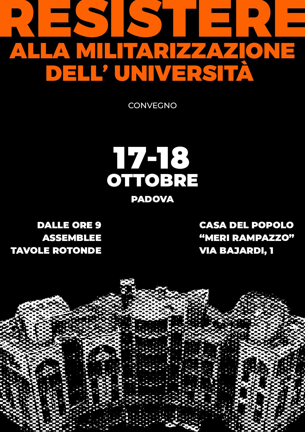 RESISTERE ALLA MILITARIZZAZIONE DELL’UNIVERSITÀ Dal collettivo Cor.da.