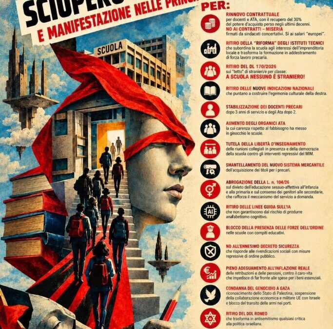 30 ottobre SCIOPERO (anche) DELLA SCUOLA  a cura della Rete delle sedi Cobas Scuola